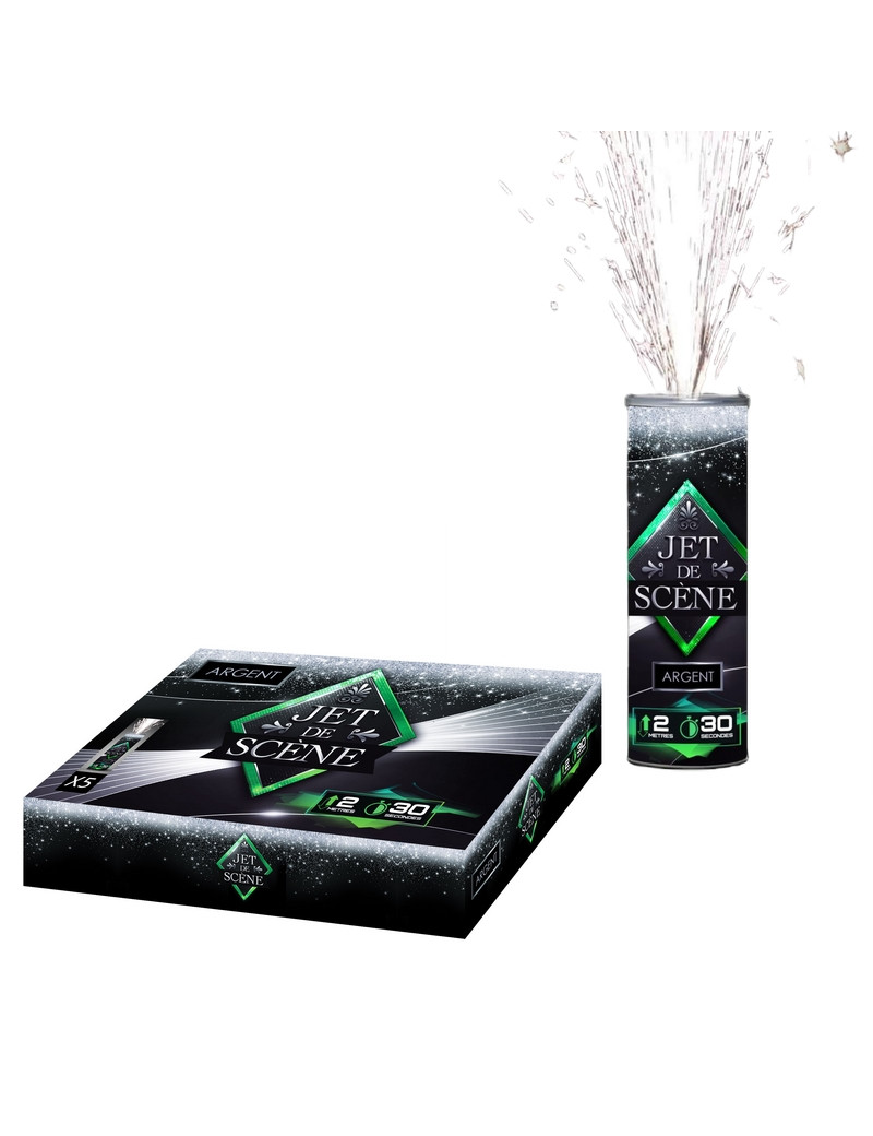 Pack Jets De Scène Or 2m/30s + 2 Déclencheurs + Télécommande - Pour Mariage, Fête Intérieure
