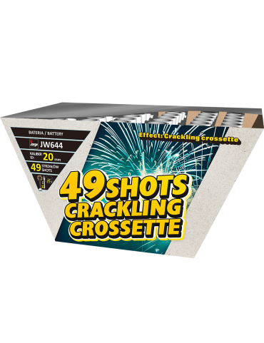 49 SHOTS CRACKLING CROSSETTE
