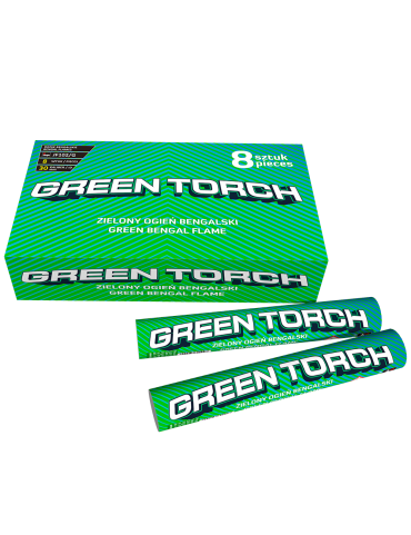 8 GREEN BENGAL FLAME