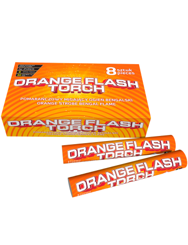 8 BENGALES CLIGNOTANTS ORANGE