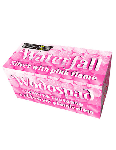 CASCADE  ARGENT FLAMME ROSE